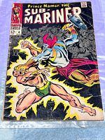 Front cover of Sub-Mariner #4 showing characters and 12¢ price
