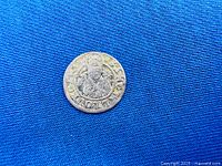 Obverse showing worn bust of Sigismund III Vasa