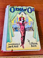Front view of Ozma of Oz dust-jacketed hardcover