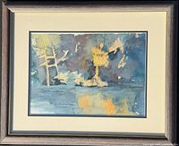 Framed painting full view