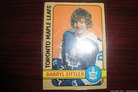Front of 1972-73 O-Pee-Chee Darryl Sittler card