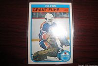 Front of 1982-83 O-Pee-Chee Grant Fuhr rookie card