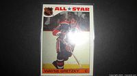 Front of Gretzky All-Star sticker in sleeve