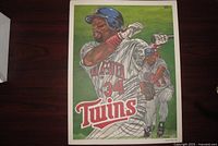 Full view of Kirby Puckett limited edition print