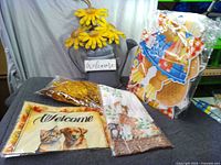 Group shot of all five fall decor items