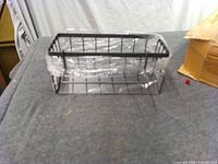 Basket still wrapped in plastic inside box