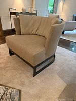 Front three-quarter view of the specific lounge chair