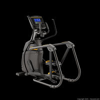 Full view of Matrix A30 elliptical showing console, handles, frame