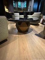 Full view of table in room