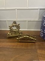 Front view of both brass holders