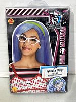 Front of sealed Monster High Ghoulia Yelps wig package