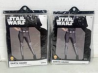 Front view of two sealed packs showing Star Wars branding and leggings image