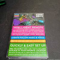 Front of sealed package showing Car Vibez Xtreme Starlight Ballz kit features