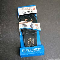Front of sealed Copper Fit Balance orthotic insoles package