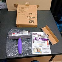 Fur Daddy remover, box, papers