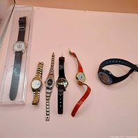 All six watches laid out for overview