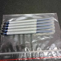 Five Neutrogena Electric Blue eyeliners in plastic bag