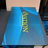 Closed box with Ovation logo