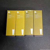 Front view of four Remedé Invigorate boxes