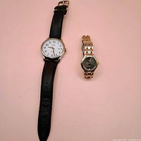Front view of both watches