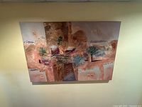 Full frontal view of painting showing composition and palette