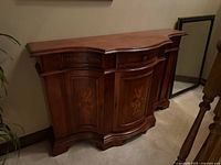 Full view of sideboard front and top