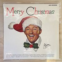 Front cover showing Bing Crosby image and album title