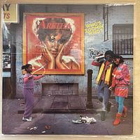 Front jacket of Aretha Franklin LP in protective sleeve