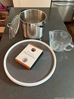 All four items grouped on countertop