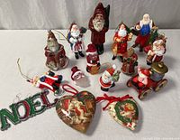 All 16 holiday pieces grouped together