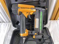 Brad nailer inside carrying case