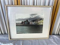 Full view of framed Capitola Village print