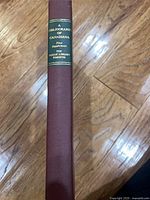 Spine of first supplement volume