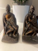 Front view of both Dante Soldier bookends