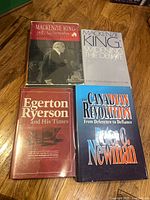 Four books including two on Mackenzie King, Egerton Ryerson, Canadian Revolution