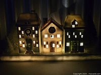 Lit in dark to show LED function