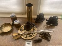 group shot of entire lot on countertop