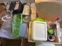 All items overview in tote and surrounding