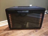 Front view of insert powered off