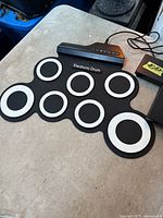 Full view of roll-up electronic drum pad