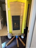 All three scrolls, three planters, three storage boxes