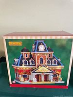 Front of sealed Lemax Main Terminal Train Station box