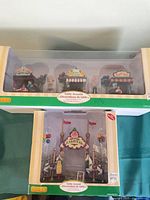 Both boxed Lemax Carnival sets showing packaging
