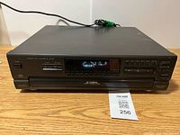 Front view of Technics SL-PD787 5-disc CD changer showing entire unit