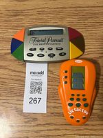 Front view of both handheld games together