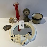 All six décor items arranged together