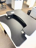 Full view of converter on desk showing overall size and shape