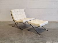 chair and ottoman full view