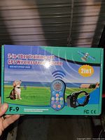 Front of sealed box showing product image and specifications