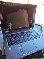 Front view of Acer Spin 5 laptop open on table